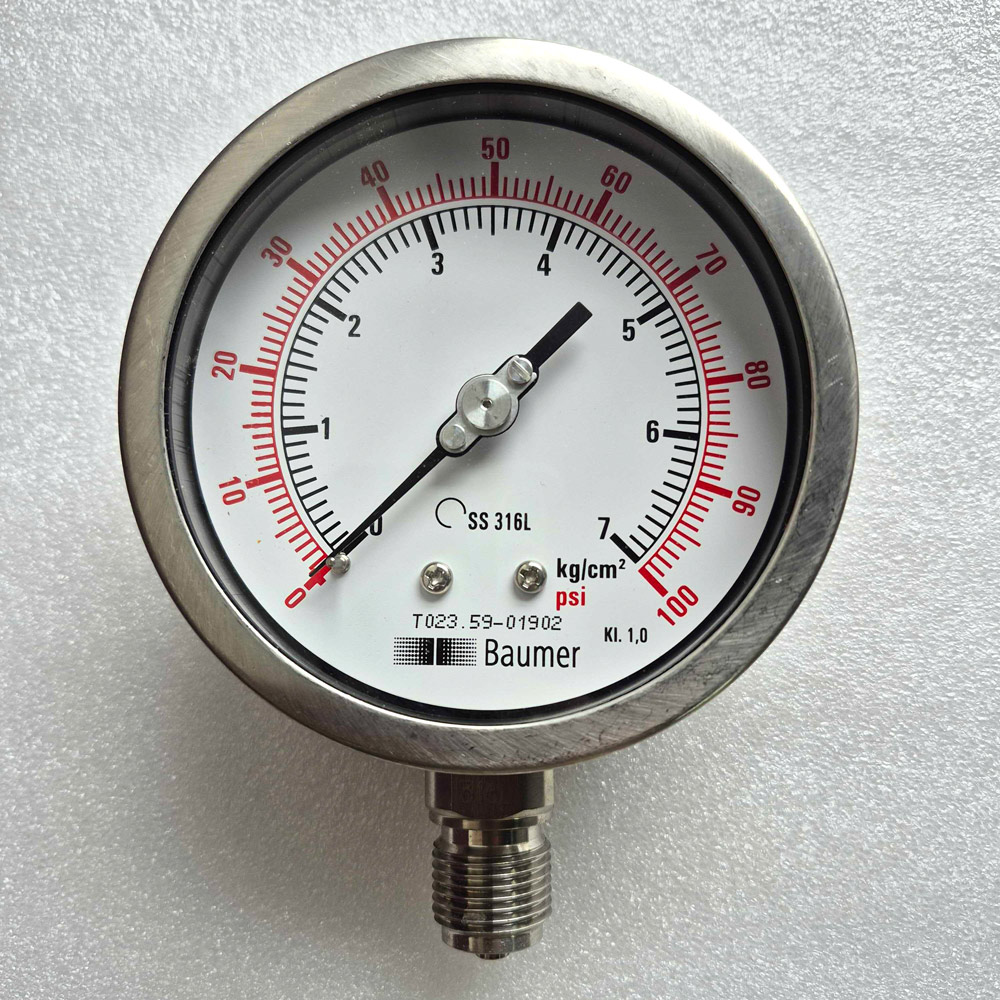 Baumer Pressure Gauge by Zebco