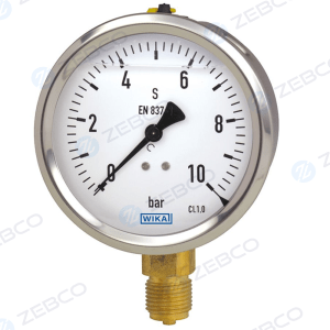 Wika Bourdon Tube Pressure Gauges Model: 213.53.100